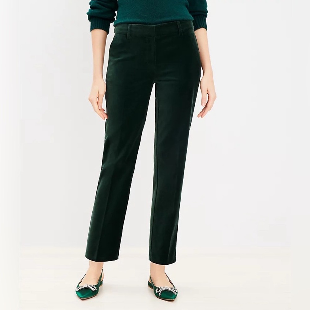 Riviera Slim Pants in Velvet